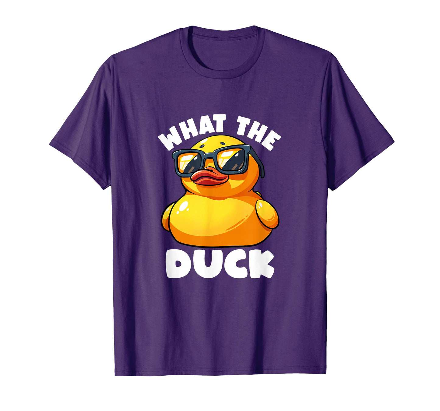 What The Duck Owner I Love Ducks Lover Funny Rubber Duck T-Shirt
