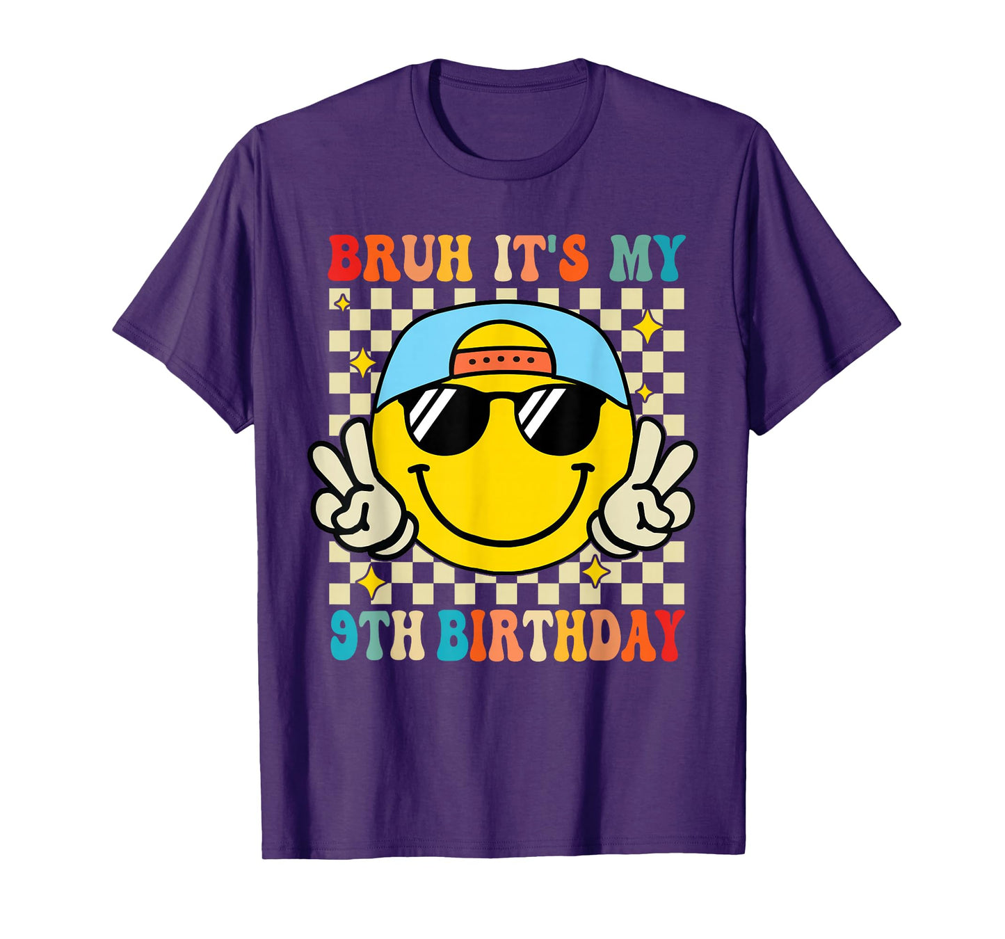 Bruh It's My 9th Birthday 9 Year Old Birthday Boys Girls T-Shirt