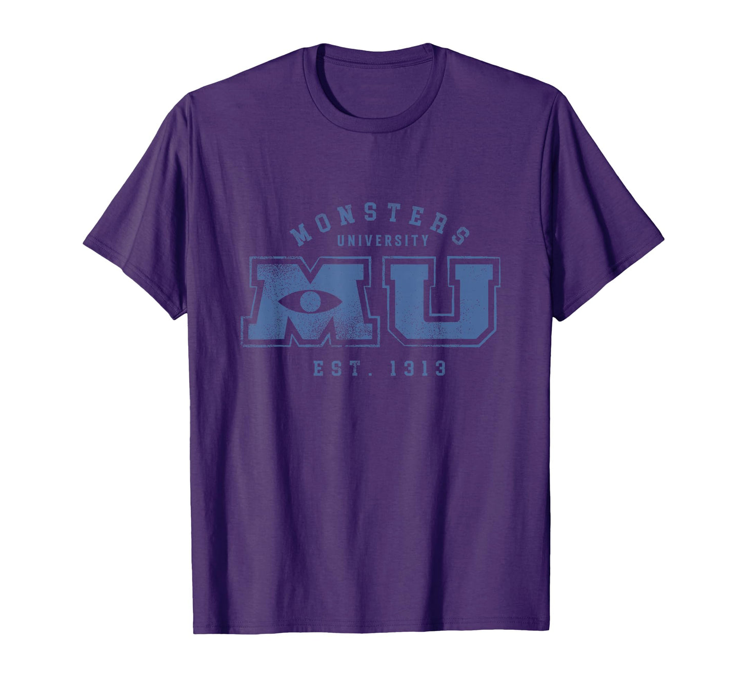 Disney Pixar Monsters University Vintage MU Logo T-Shirt