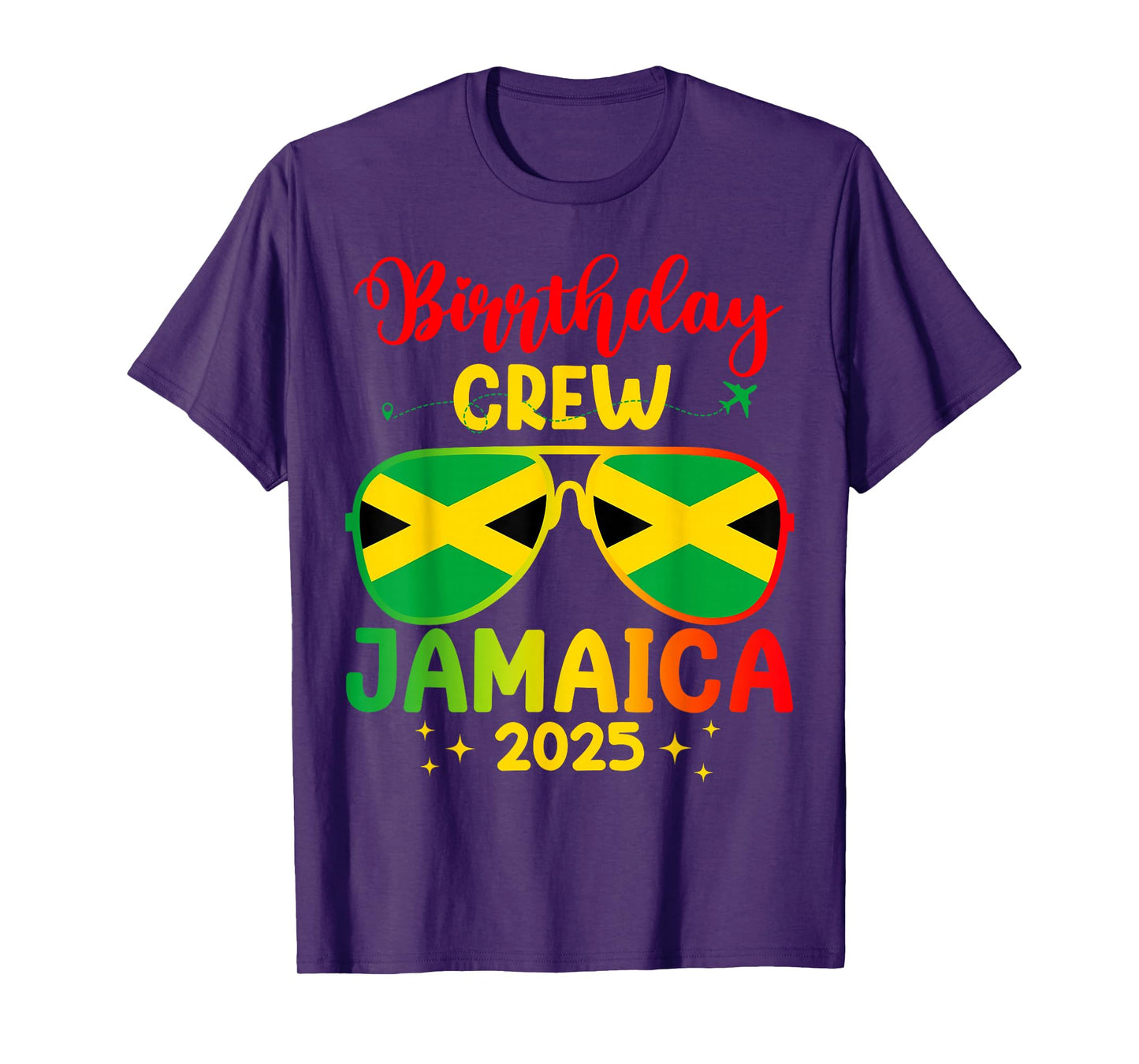 Birthday Crew Jamaica 2025 Family Reunion & Girls Trip T-Shirt