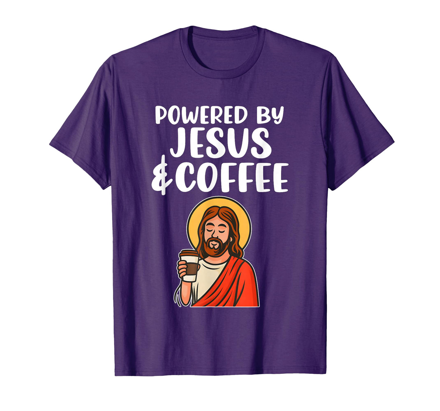 Powered by Jesus and Coffee T-Shirt