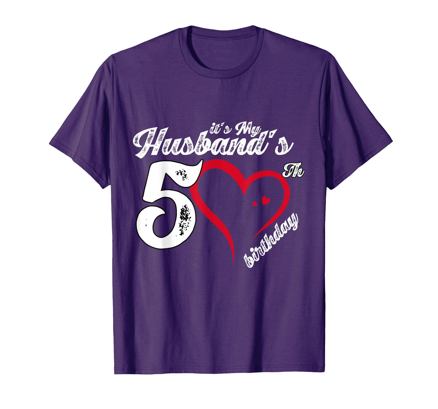 It's My Husband's 50th Birthday Vintage 50th Birthday T-Shirt