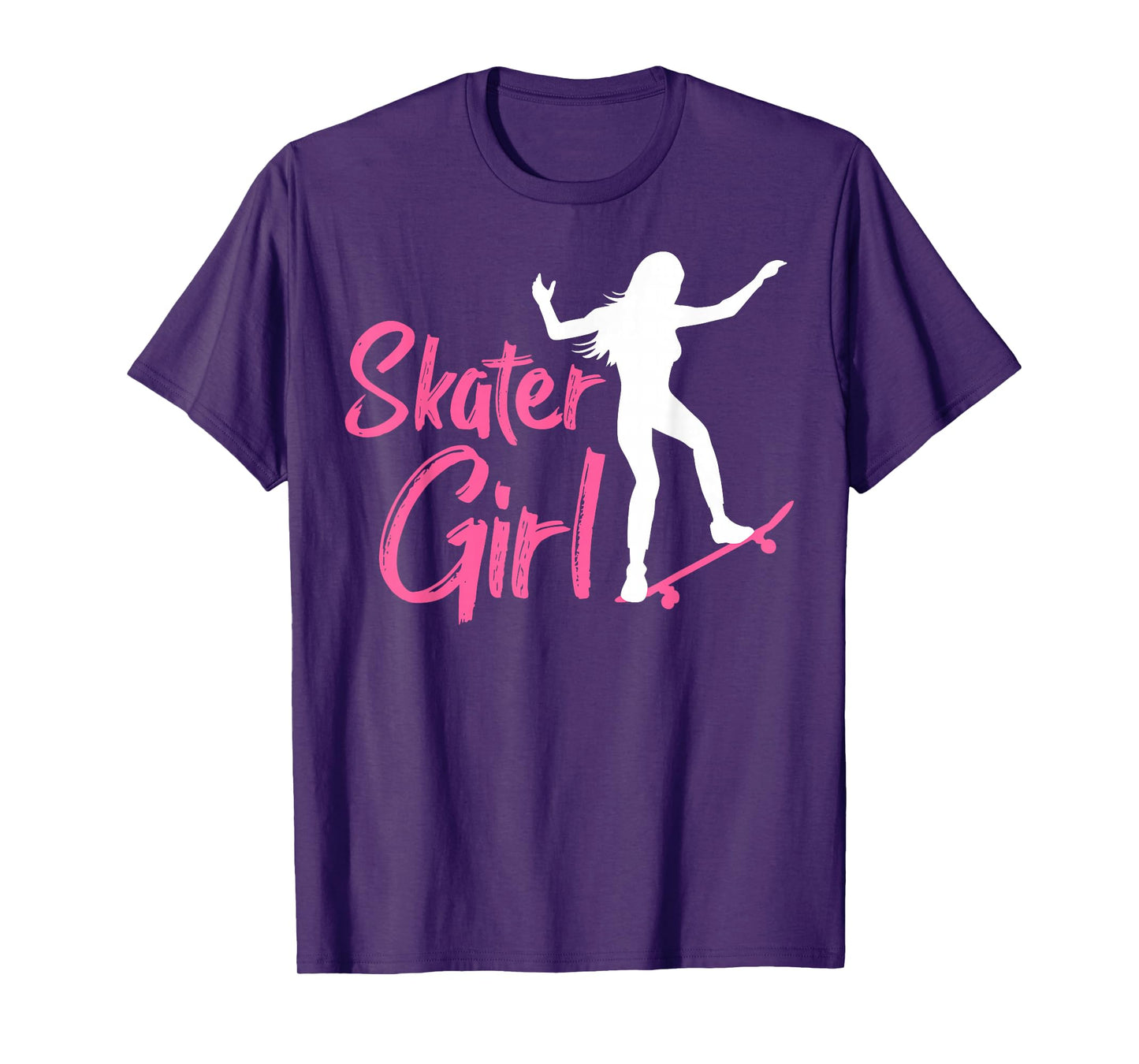 Skateboarding Design for Girls Women Skateboard Skateboarder T-Shirt