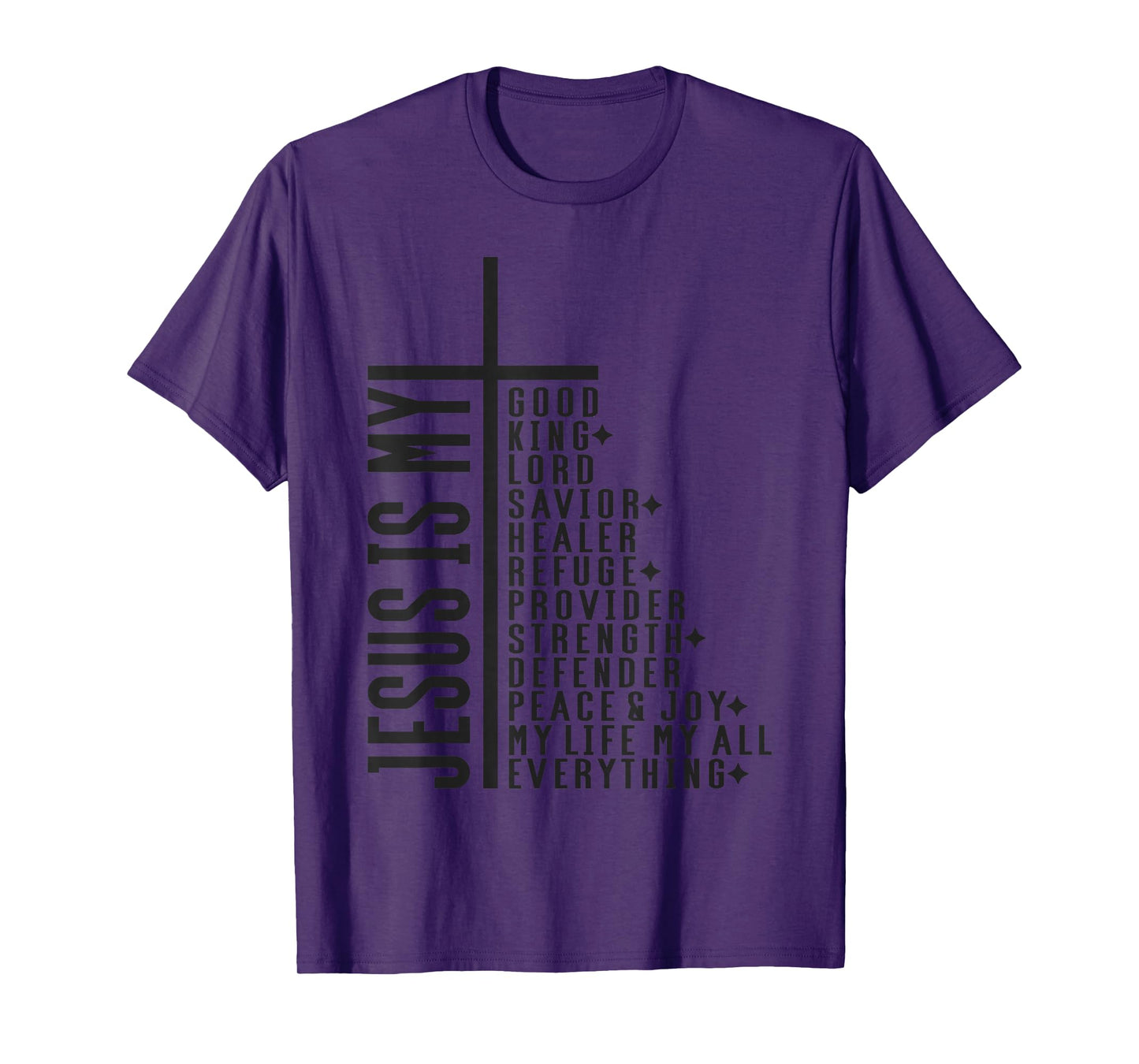 Retro Jesus is My Savior Christian - Faith Bible Verse Cross T-Shirt