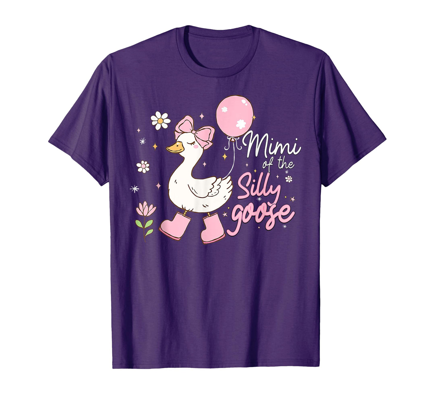 Mimi Of The Silly Goose First Birthday Family Matching Funny T-Shirt