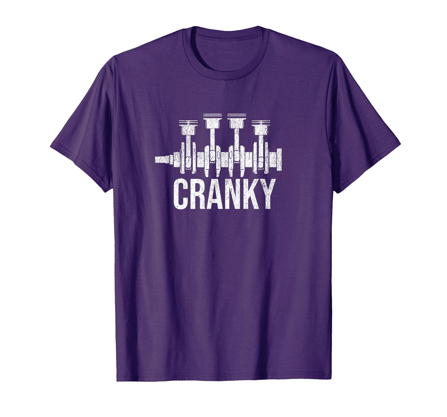 Cranky Car Engine Crankshaft Cars Lover Mechanics Father Day T-Shirt