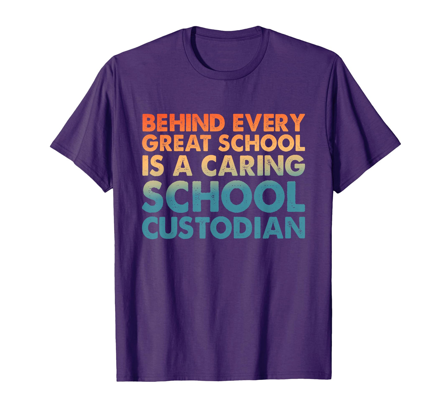 School Custodian Design for Men Women Custodian Appreciation T-Shirt