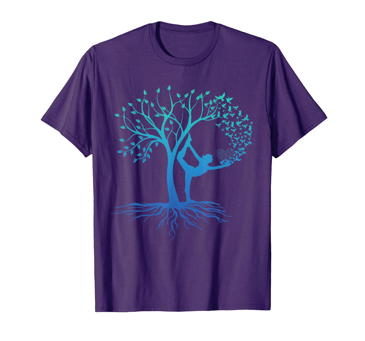 Yoga Woman With Tree Of Life Beautiful Yoga T-Shirt