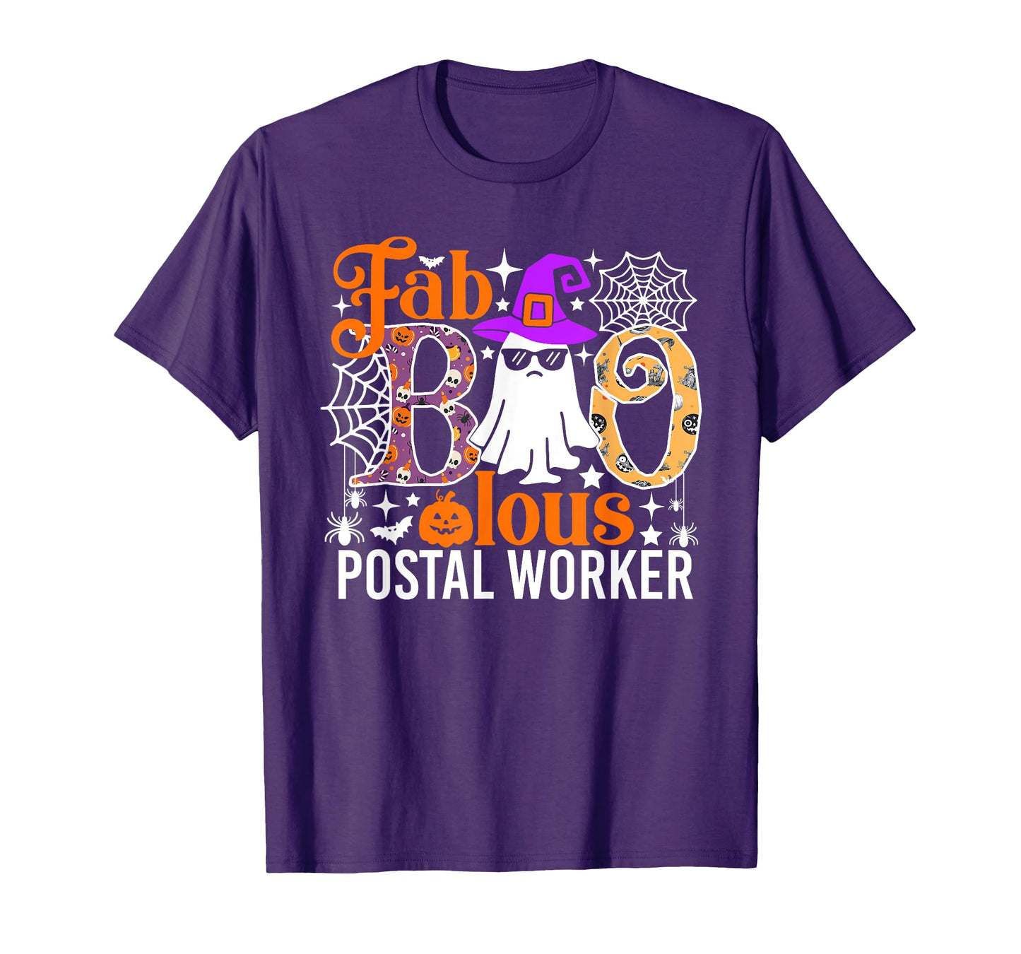 Fab Boo Lous Postal Worker Funny Halloween Costume T-Shirt