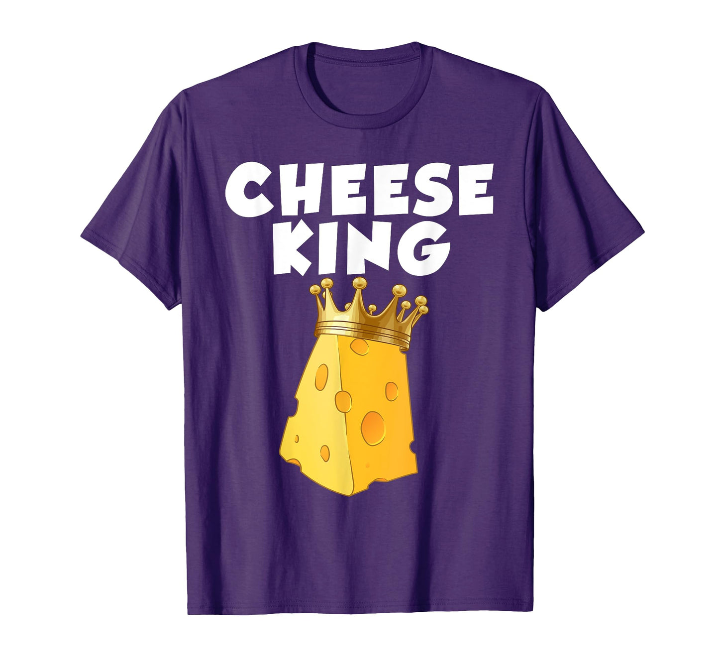 Funny Cheese Design For Men Boys Dairy Food Cheese Lover T-Shirt