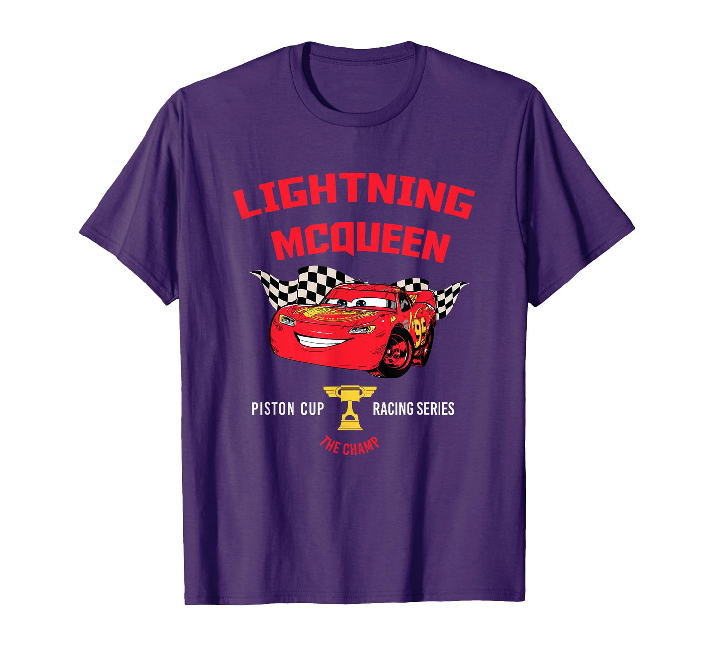 Disney Pixar Cars Lightning McQueen Racing Champ T-Shirt
