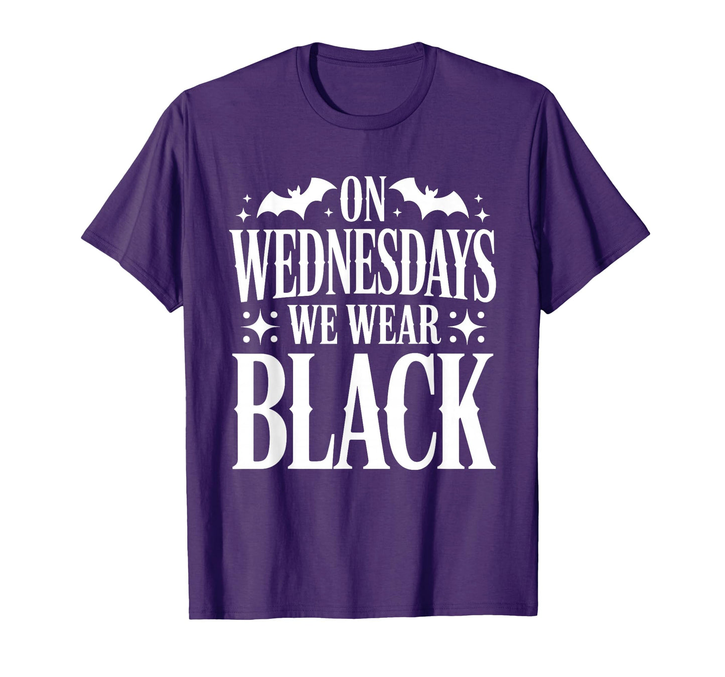 On Wednesdays We Wear Black Halloween Witch Spooky Season T-Shirt
