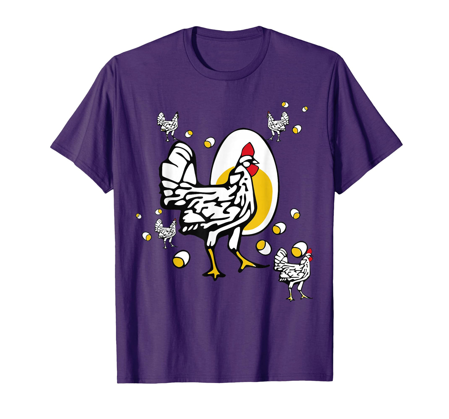 Vintage Roseanne Chicken - Funny Roseanne Rooster and Egg T-Shirt