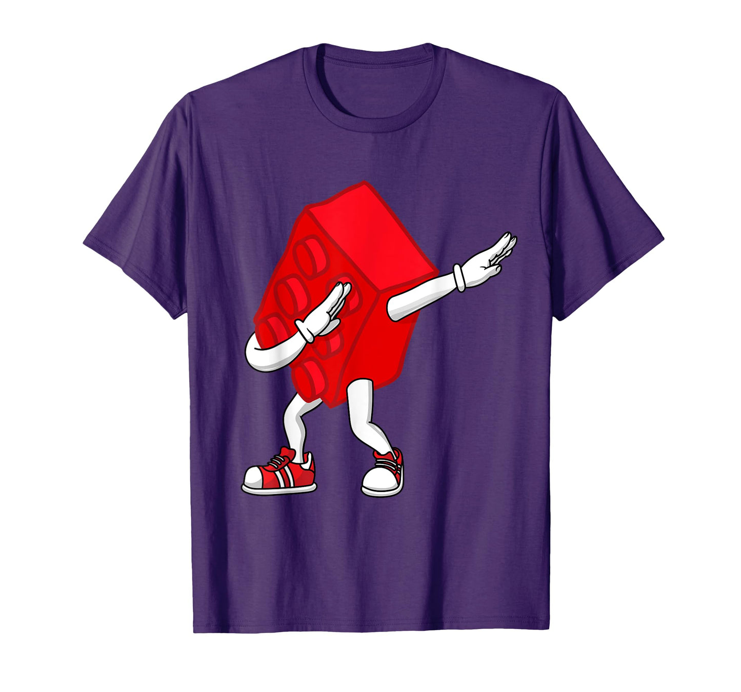 Dabbing Kids Master Builder Funny Building Blocks Brick Boys T-Shirt