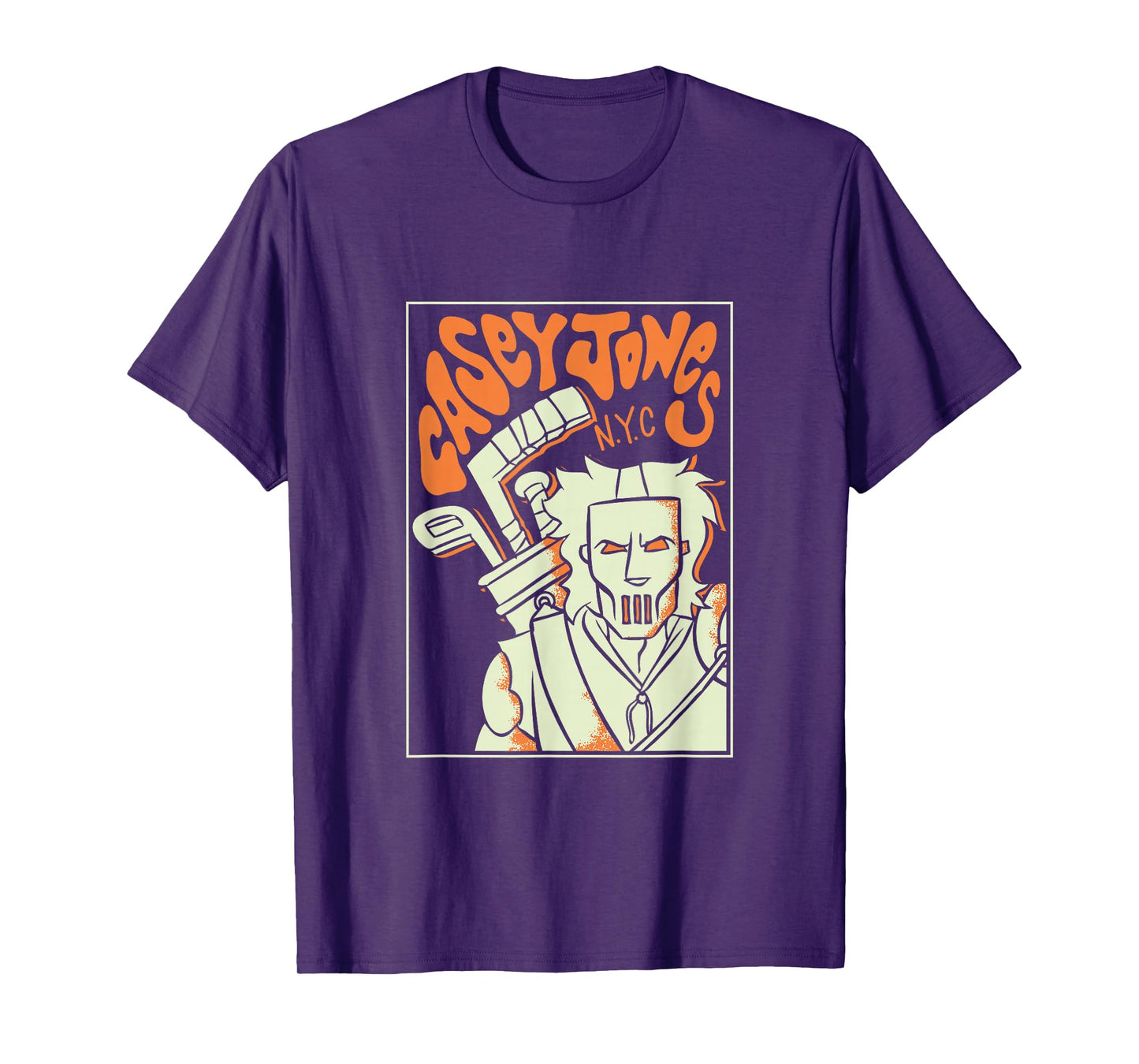 Teenage Mutant Ninja Turtles Casey Jones NYC Poster T-Shirt