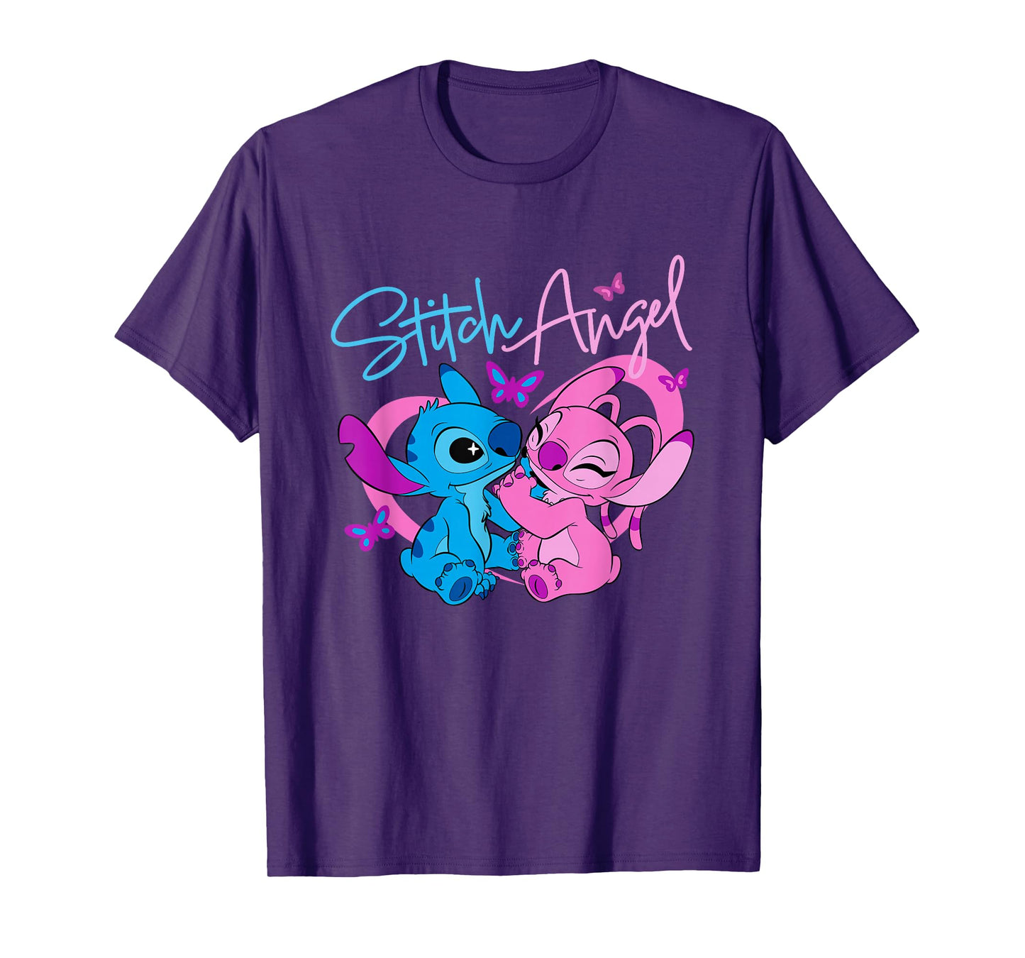 Disney Lilo & Stitch: The Series Angel with Butterflies T-Shirt