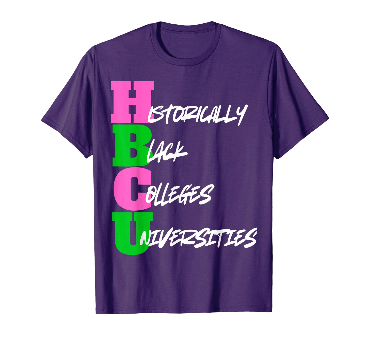 HBCU Pink And Green Historically Black College University T-Shirt