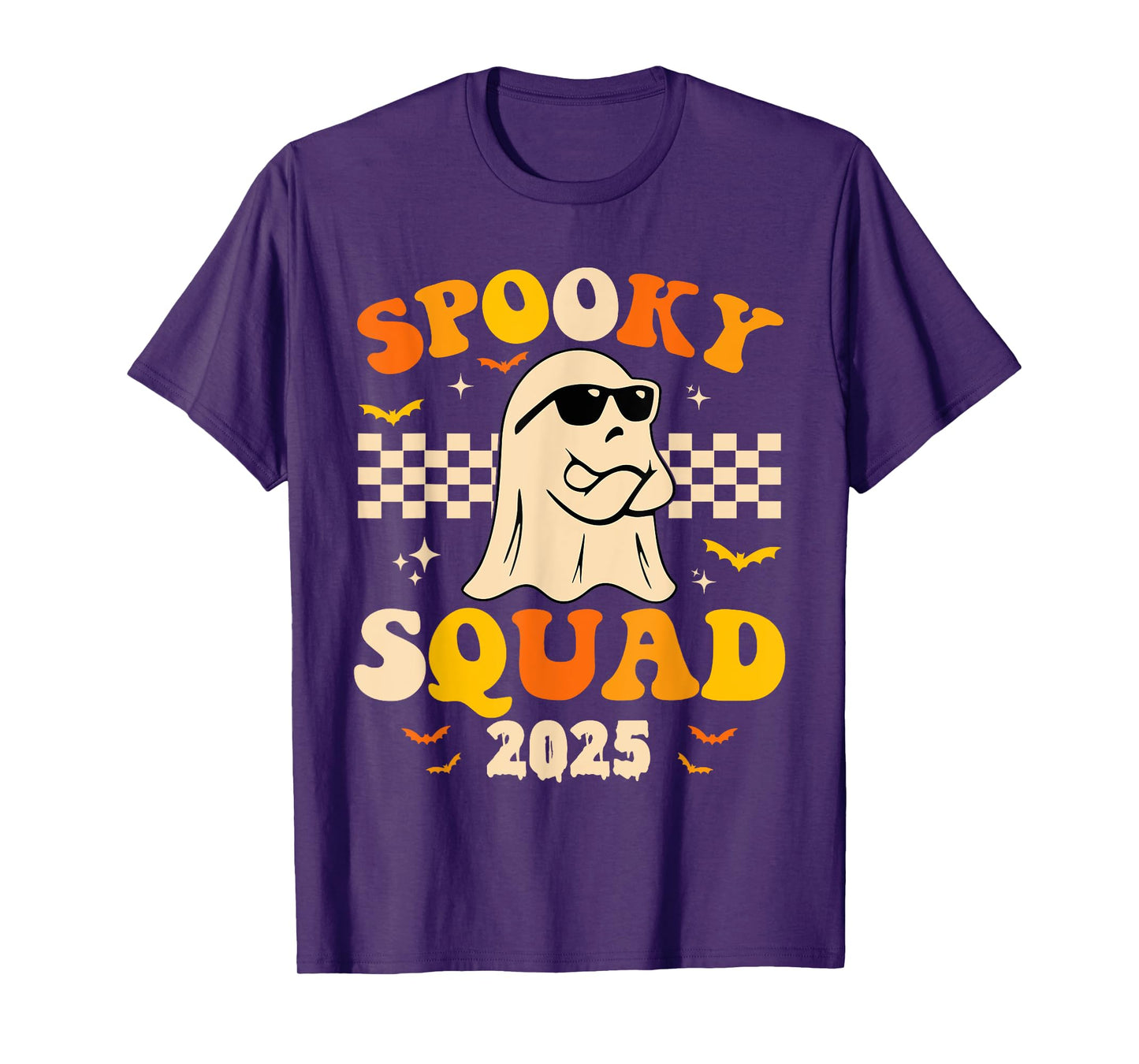 Spooky Squad 2025 Spooky Season Funny Boo Boy Girl Halloween T-Shirt