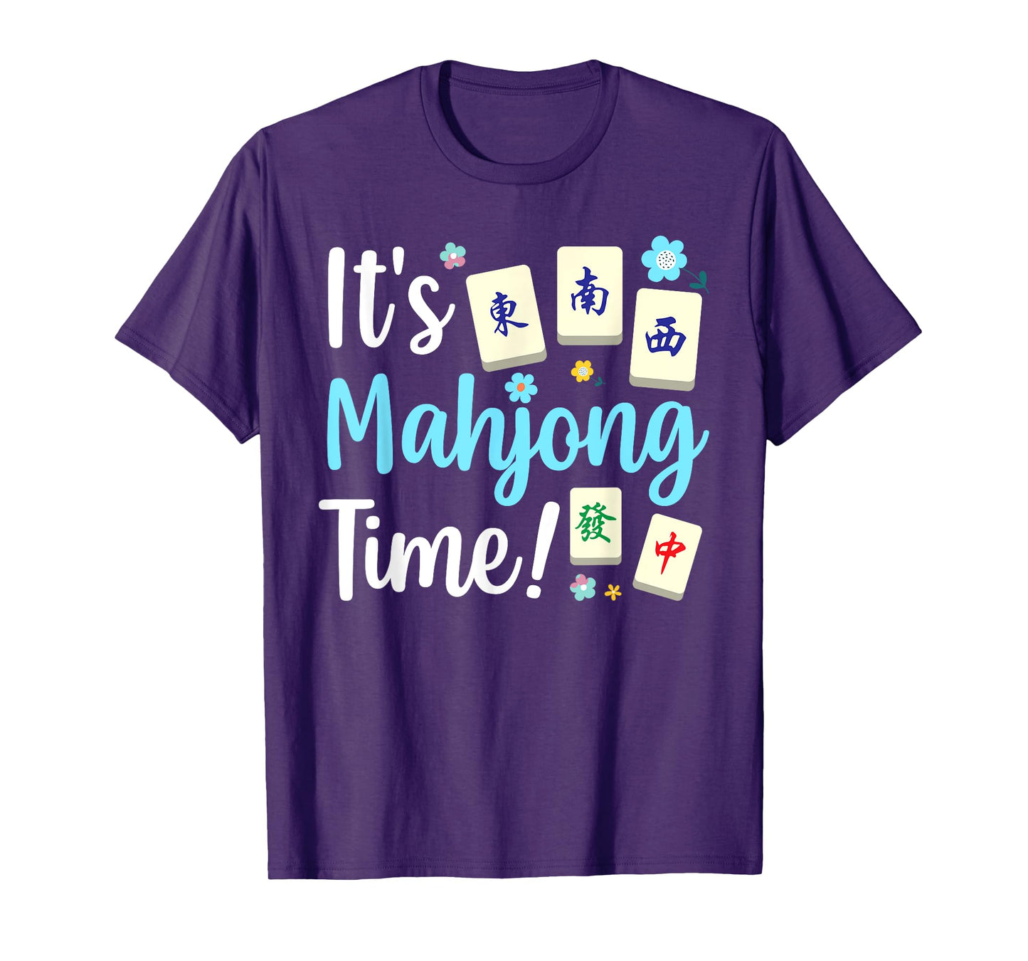 Cute Mahjong Design For Men Women Tile Game Mahjong Player T-Shirt