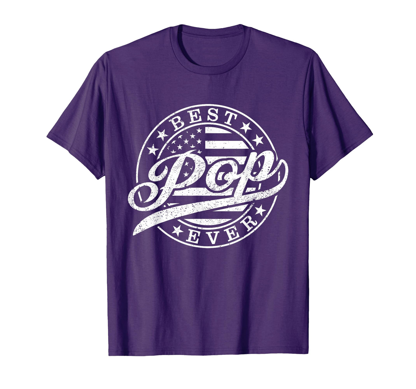 Best Pop Ever American US Flag Funny Grandpa Father's Day T-Shirt