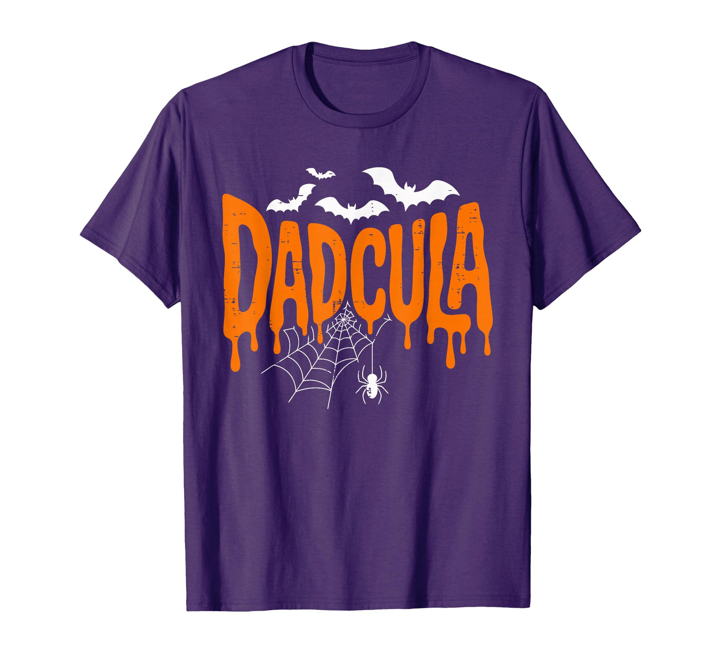 Dadcula Funny Halloween Dad Costume Spider Bat for Dad Men T-Shirt