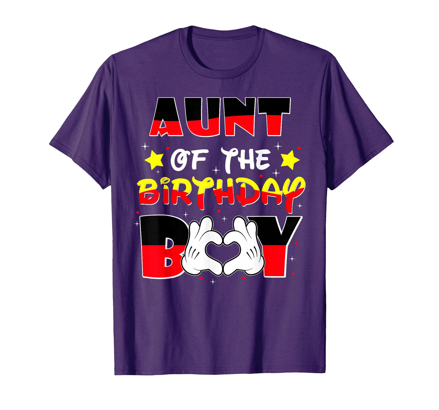 Aunt of The Birthday Boy Shirt Matching Nephew Family Bday T-Shirt
