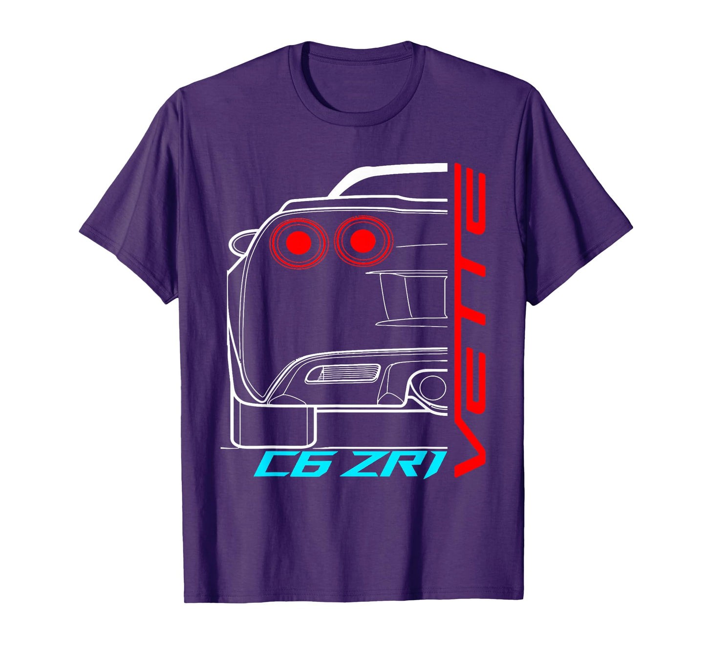 C6 ZR1 Sports Classic Vintage Old Car T-Shirt