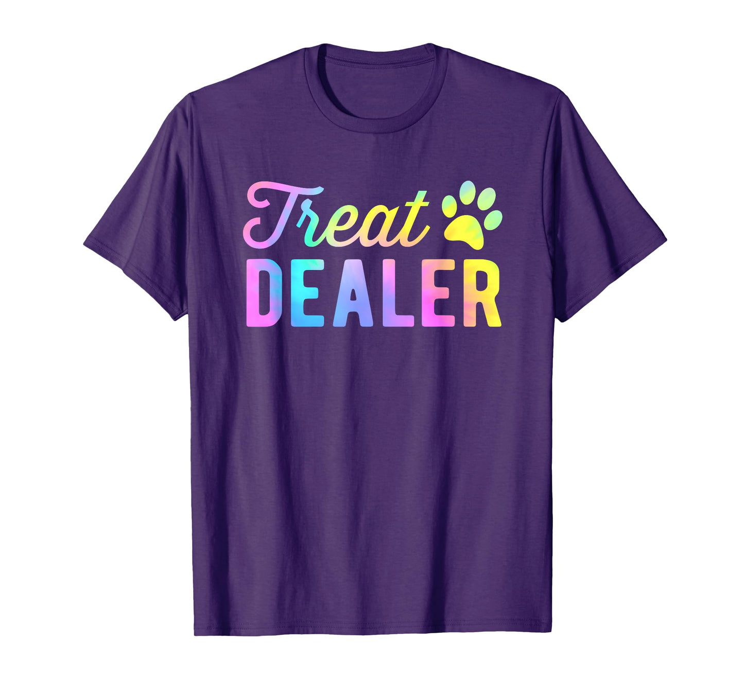 Dog Treat Dealer Dog Owner Dog Treats Tie Dye Dog Lover T-Shirt