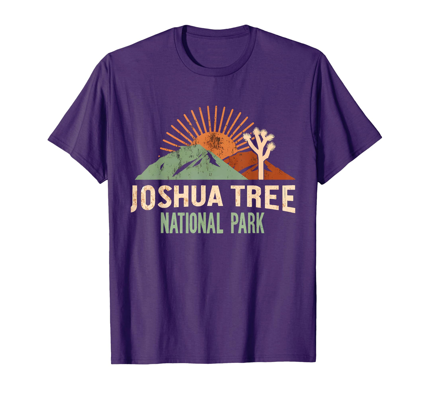 Joshua Tree National Park Vintage Hiking Camping Outdoors T-Shirt
