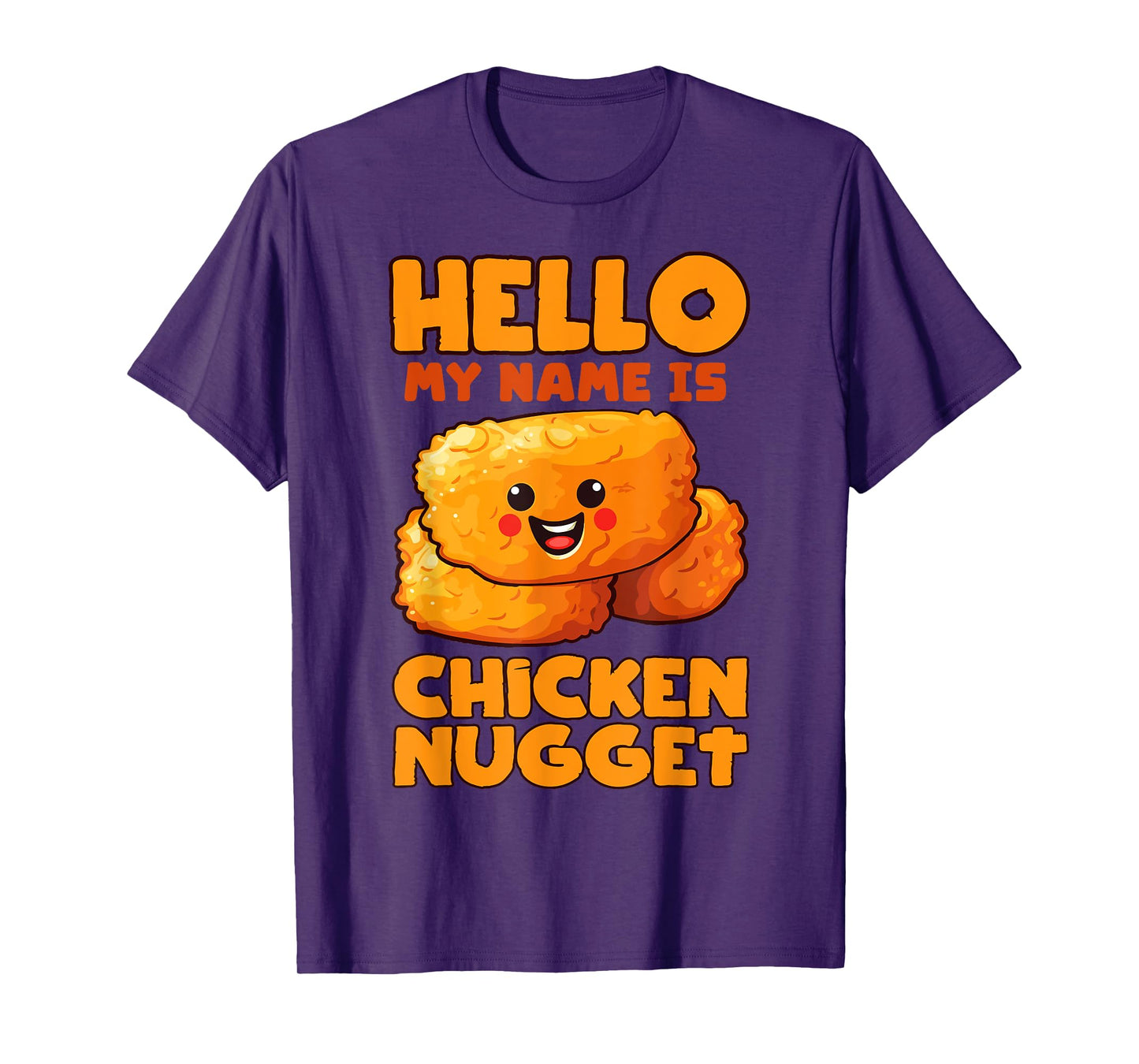 Hello my name is Chicken Nugget Costume kids Chicken Nugget T-Shirt