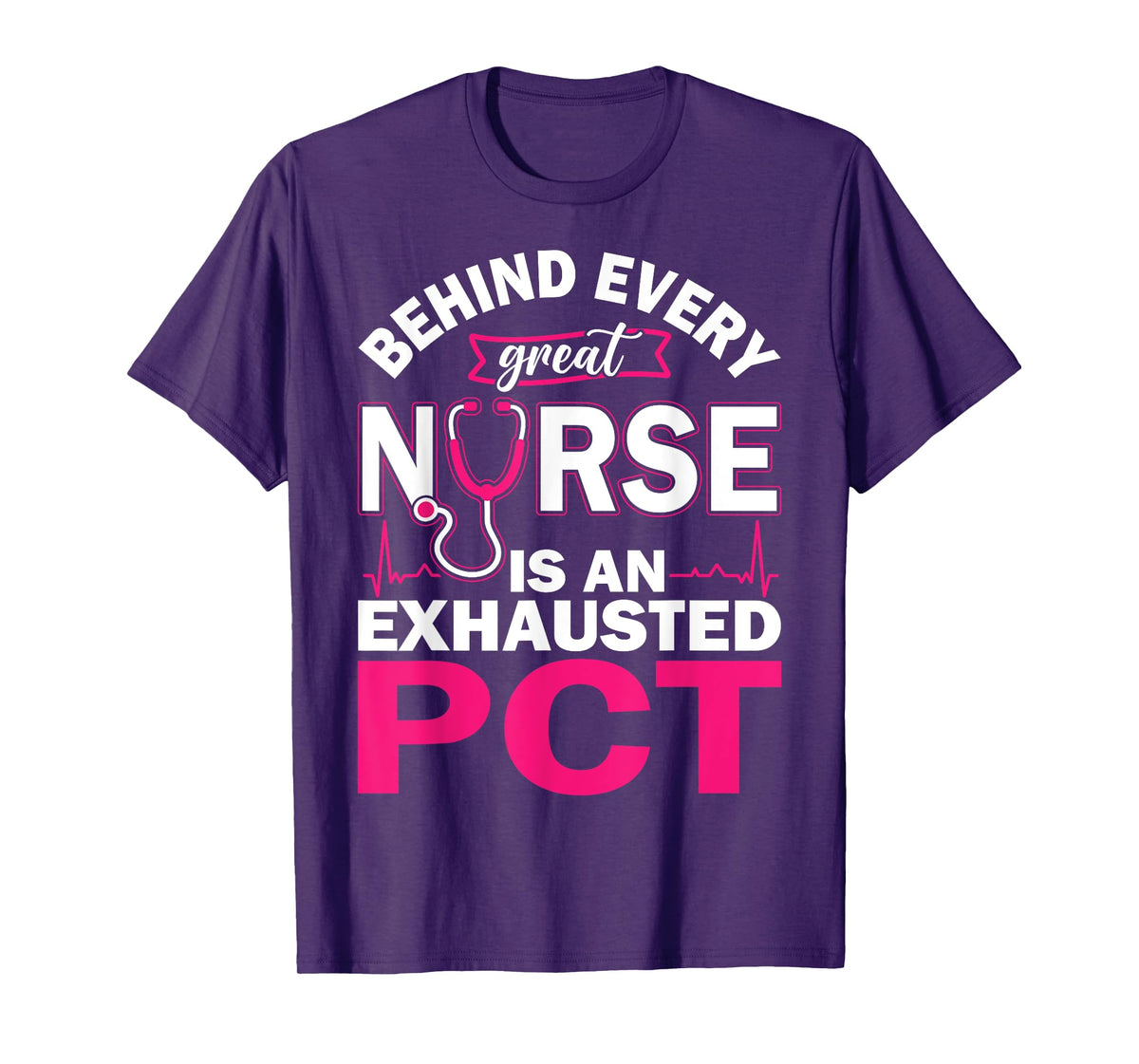 Patient Care Tech and PCT Week tee Women's Black Leopard Print Short Sleeve Crew Neck T-Shirt