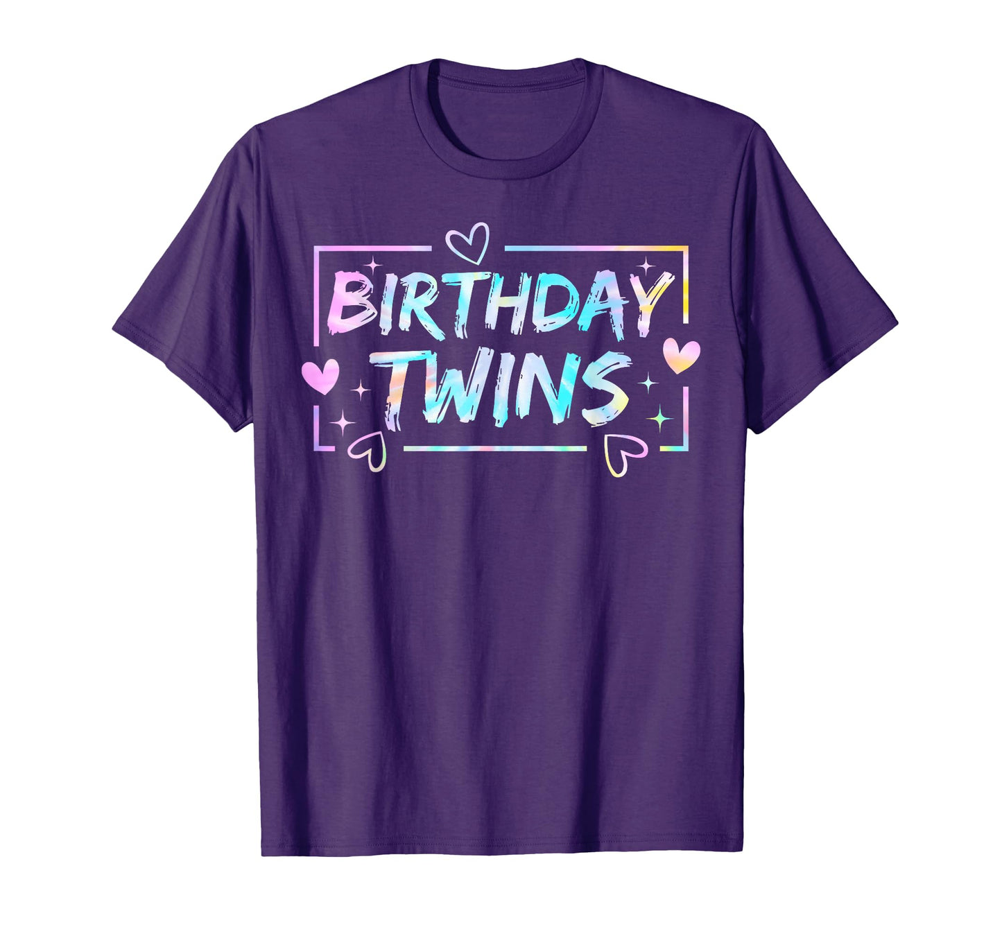 Birthday Twins Retro Matching Twin Birthday Boys Girls T-Shirt