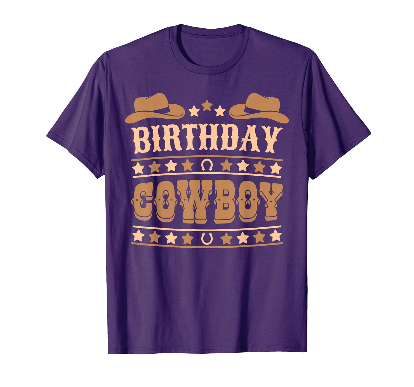 Birthday Cowboy Outfit Cute Western Bday Boys Kids Birthday T-Shirt
