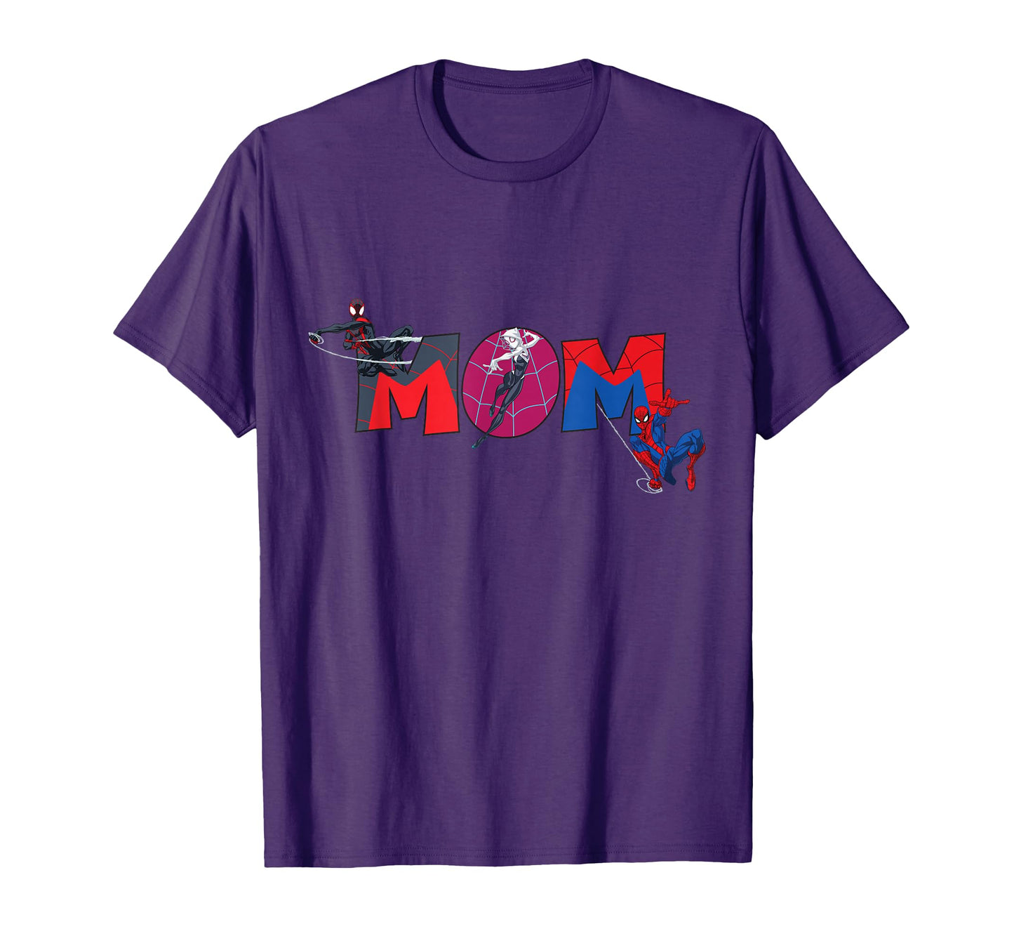Marvel Spider-Man Trio Mom Mother’s Day Family Trip Birthday T-Shirt