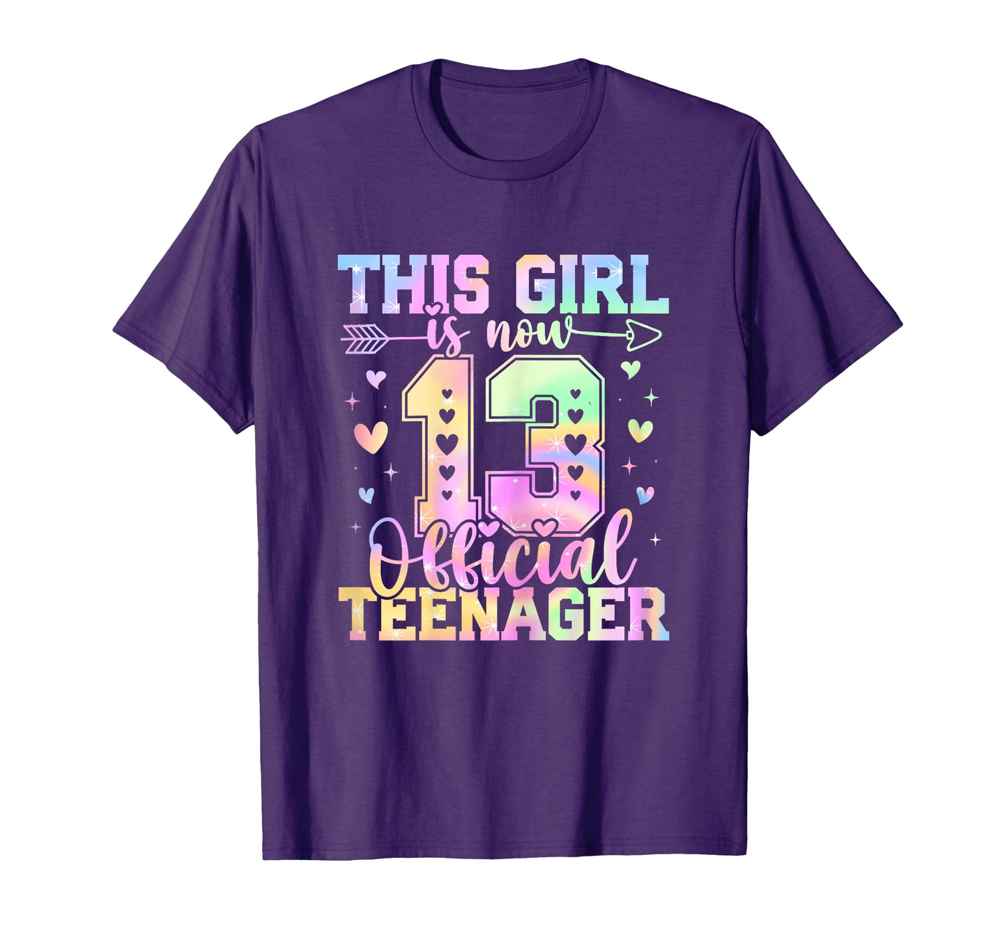 This Girl Is Now 13 Official Teenager 13th Birthday T-Shirt