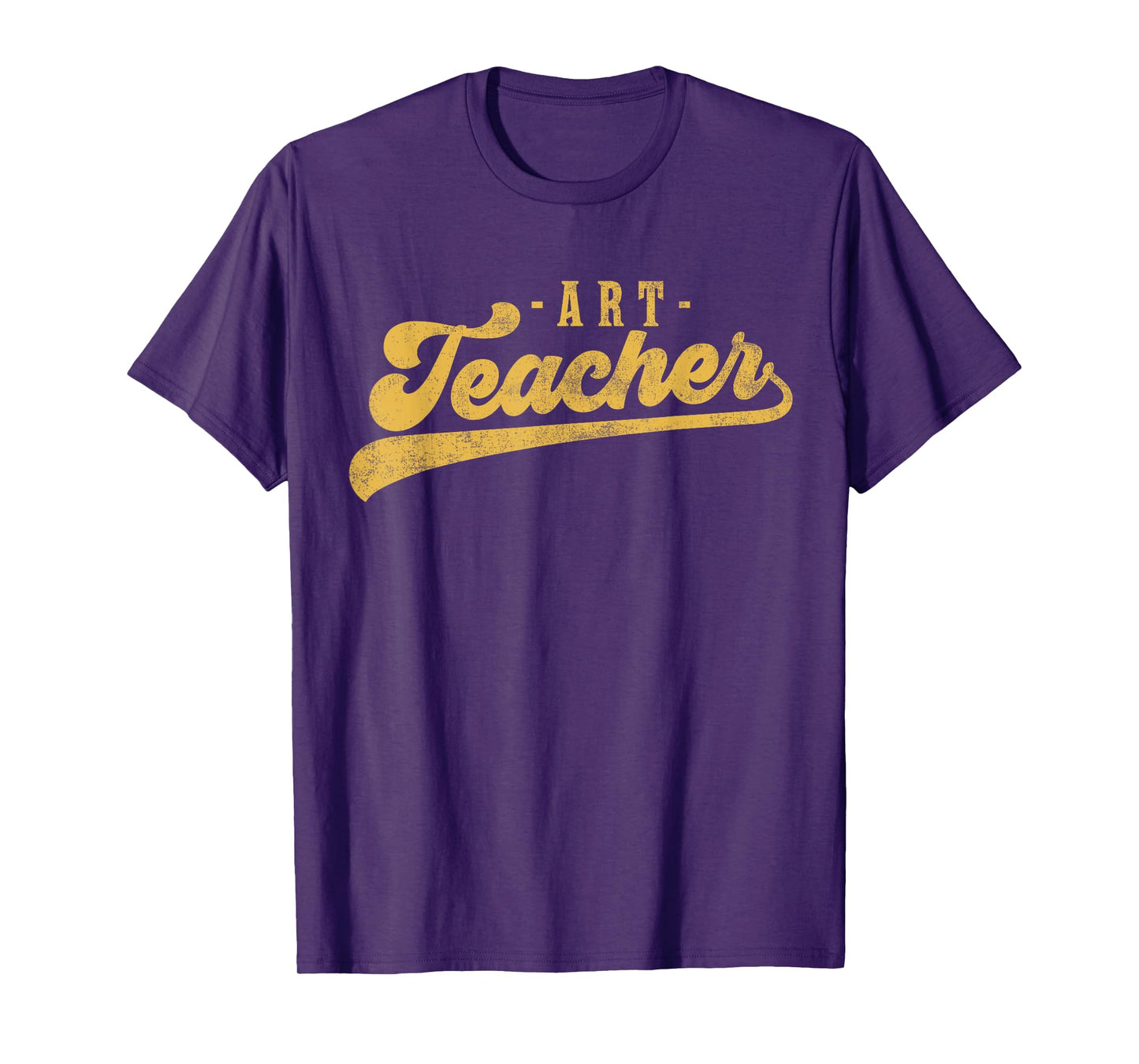 Art Teacher Men Women Cute Vintage Graphic Art Teacher T-Shirt