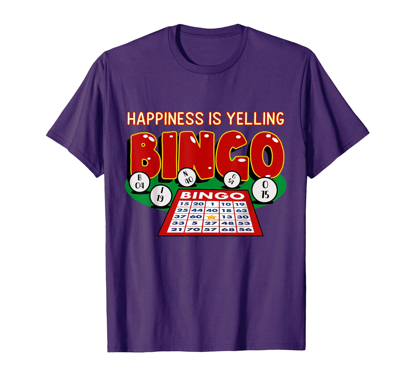 Bingo Happiness Funny Bingo Outfit T-Shirt