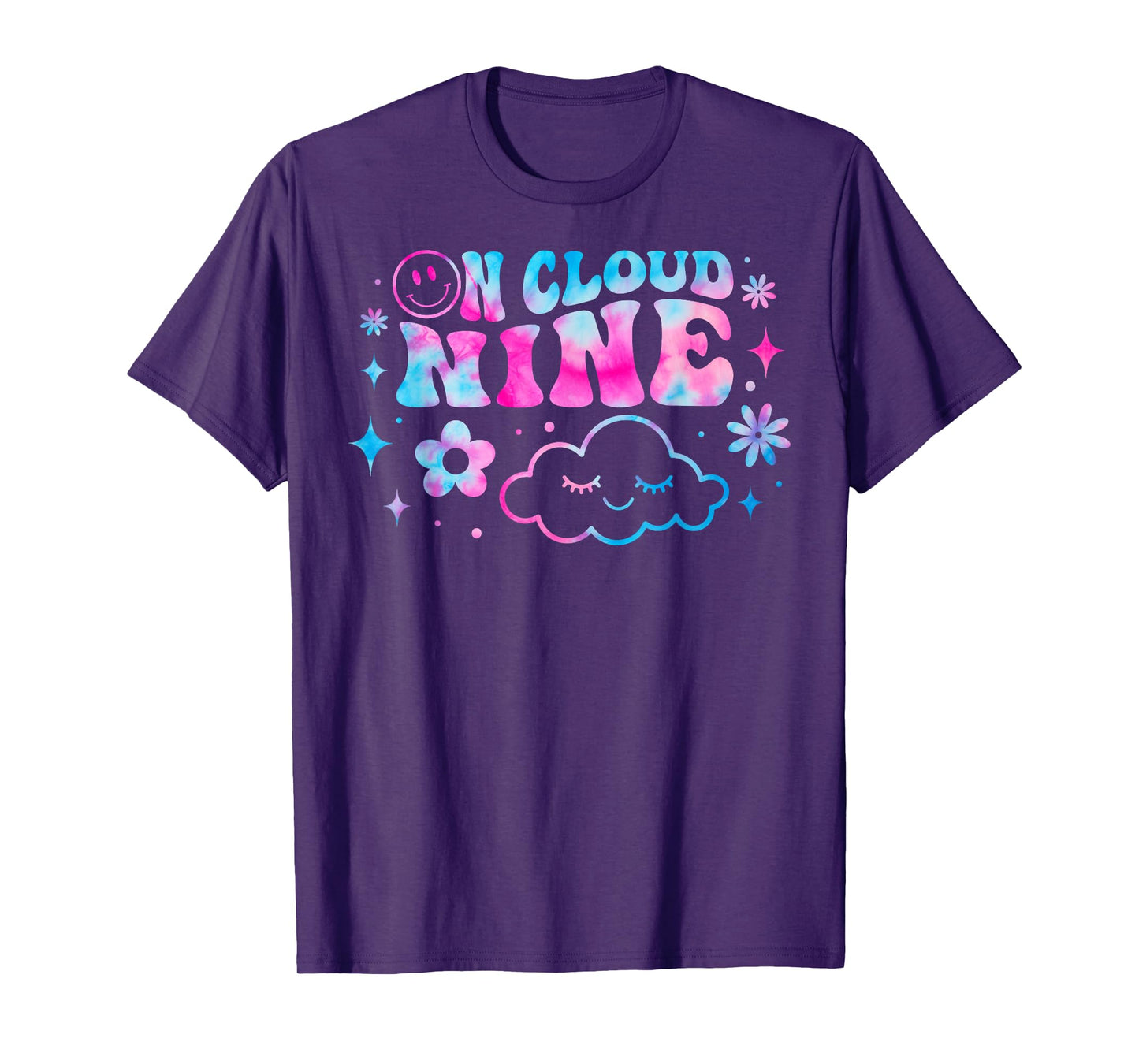 On Cloud Nine 9th Birthday 9 Years Old Birthday Girl T-Shirt