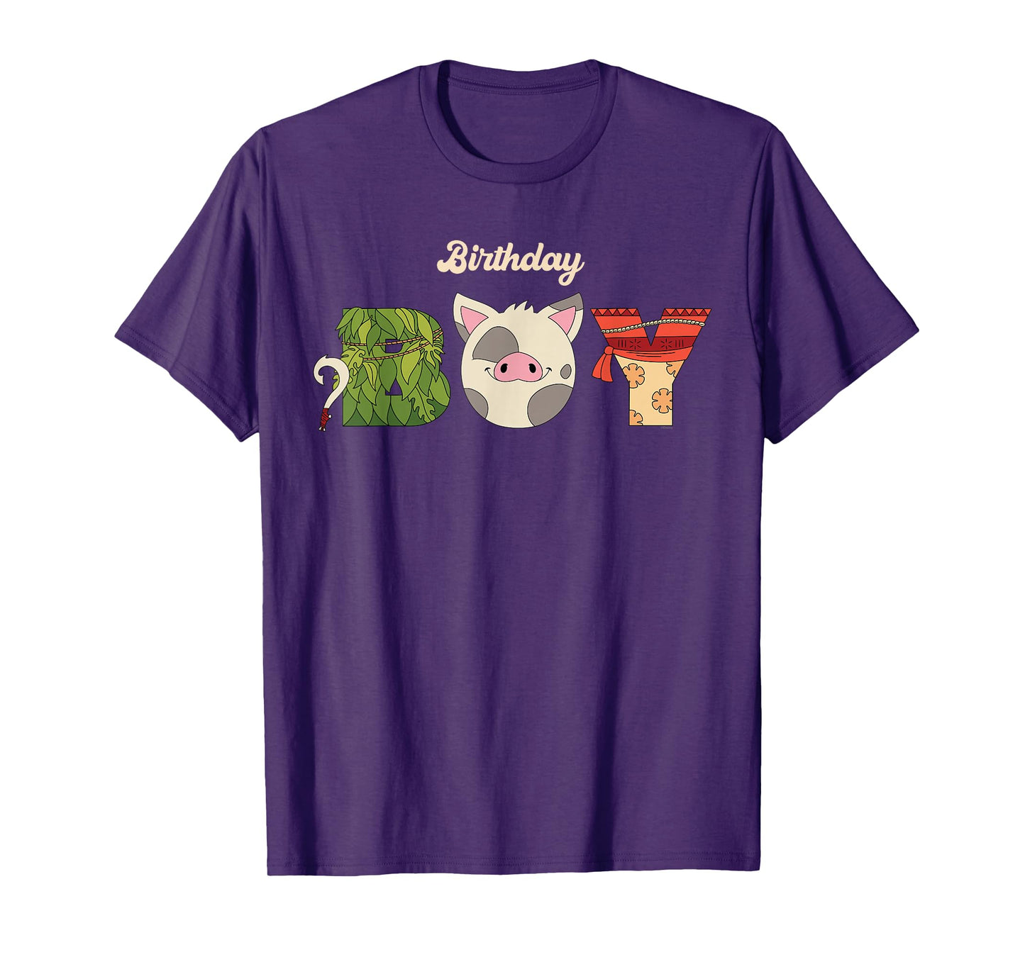 Disney Moana Letters "Birthday Boy" Birthday Party T-Shirt