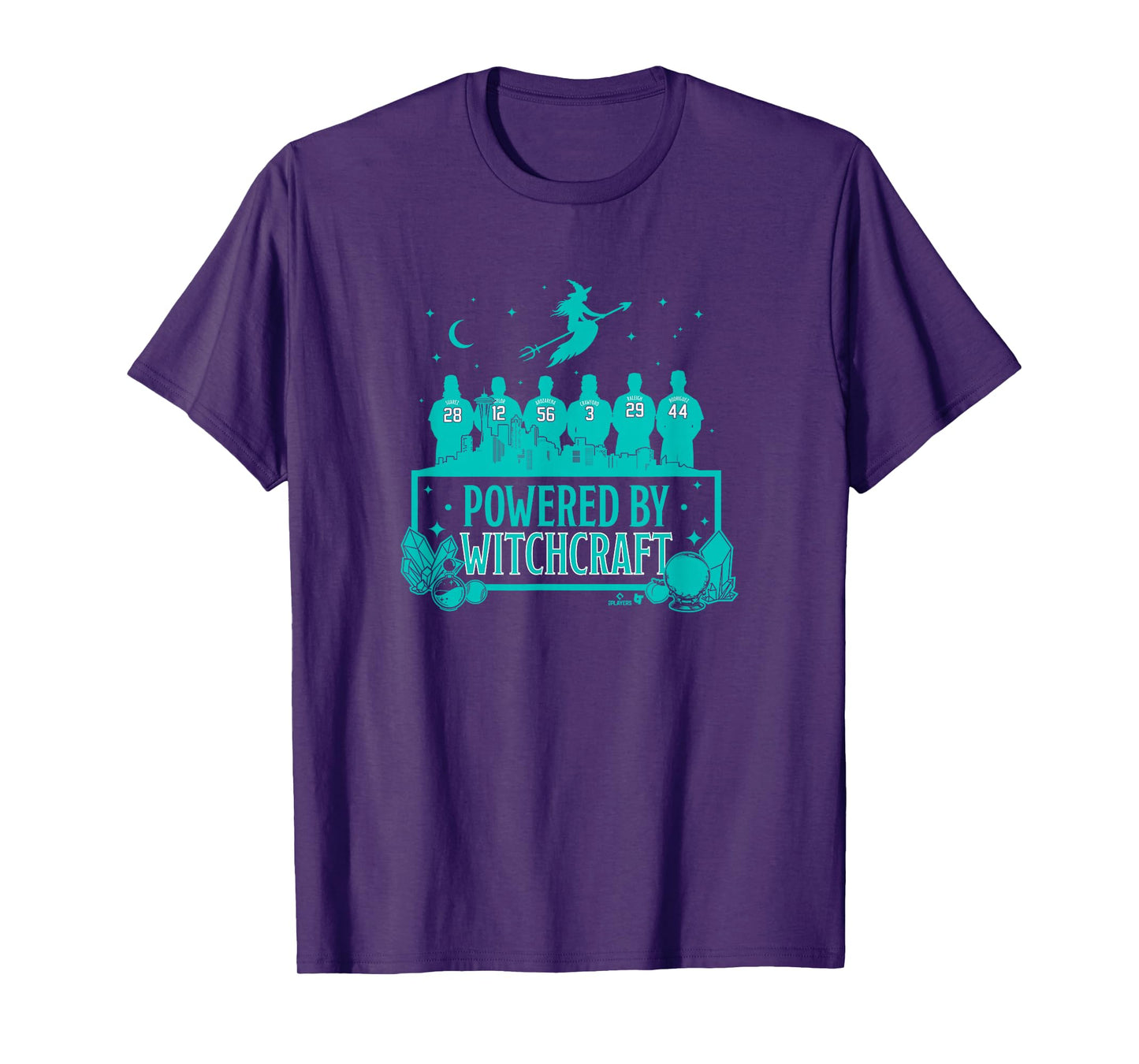 Powered by Witchcraft - Seattle Baseball T-Shirt