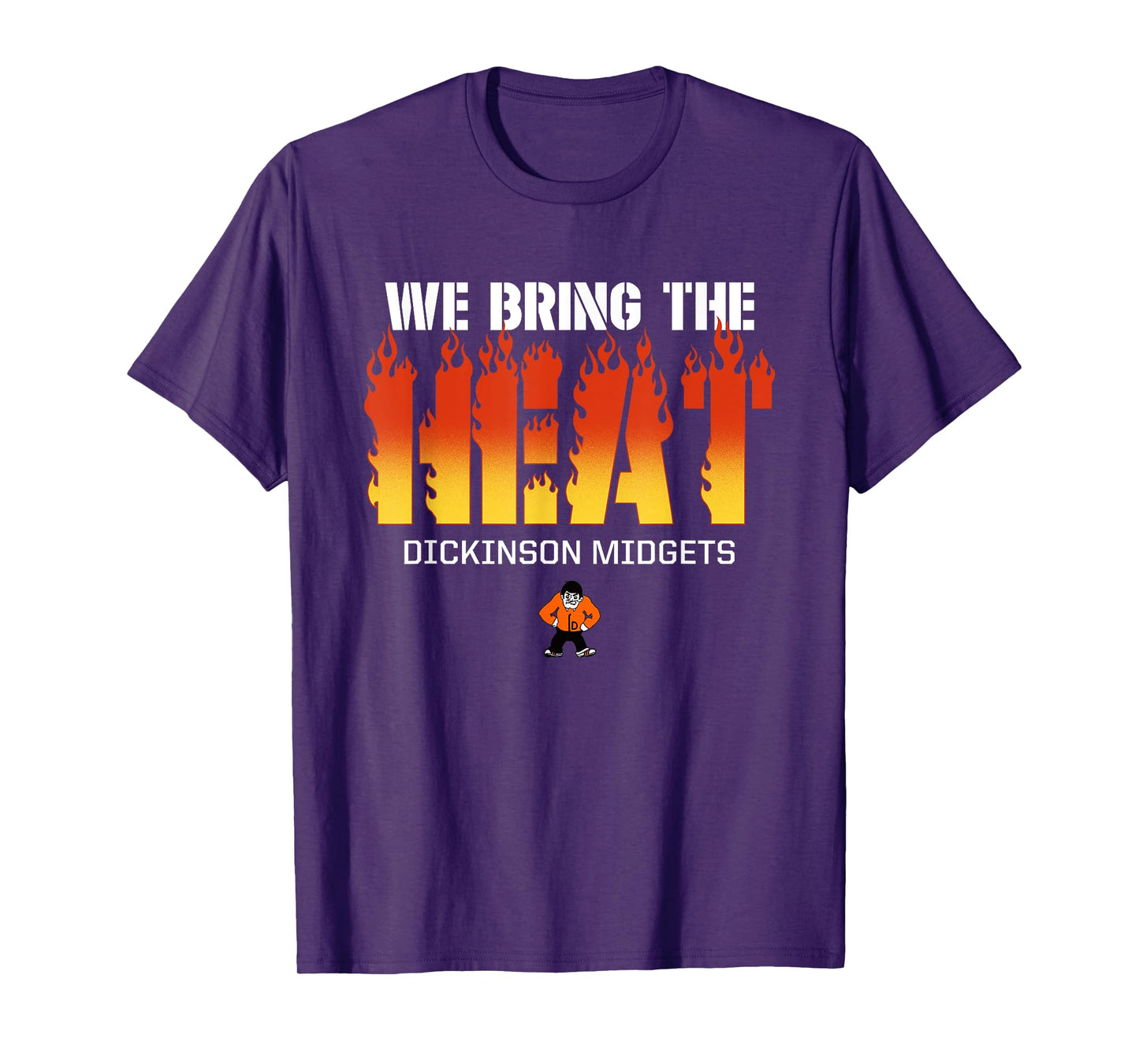 Dickinson Midgets Logo We Bring the Heat HS T-Shirt