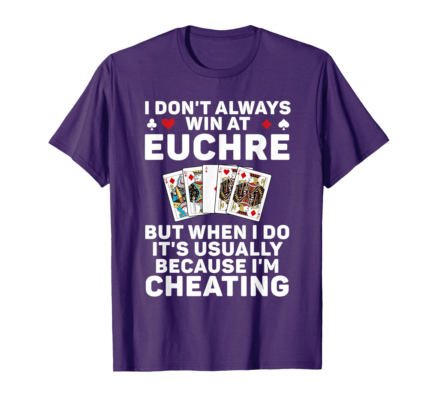 Cool Euchre Art for Men Women Euchre Partner Card Game Lover T-Shirt