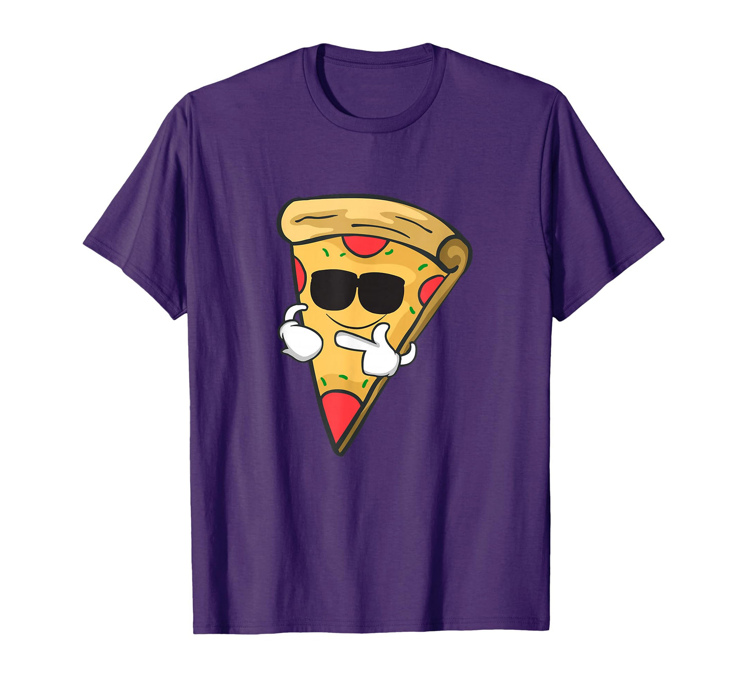 Cool Sunglasses Pizza T Shirt Gift Boys Girls Women Men T-Shirt