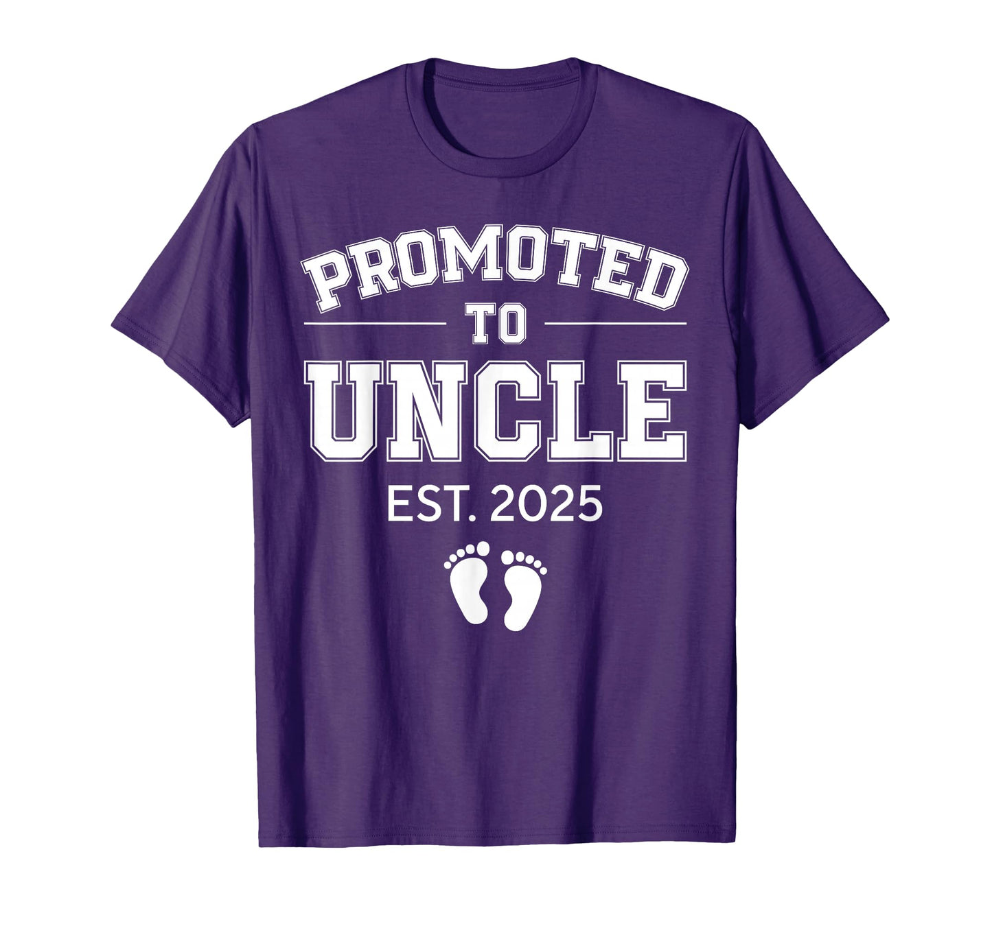 Promoted To Uncle Est 2025 Uncle To Be Gifts 1St Time Uncle T-Shirt