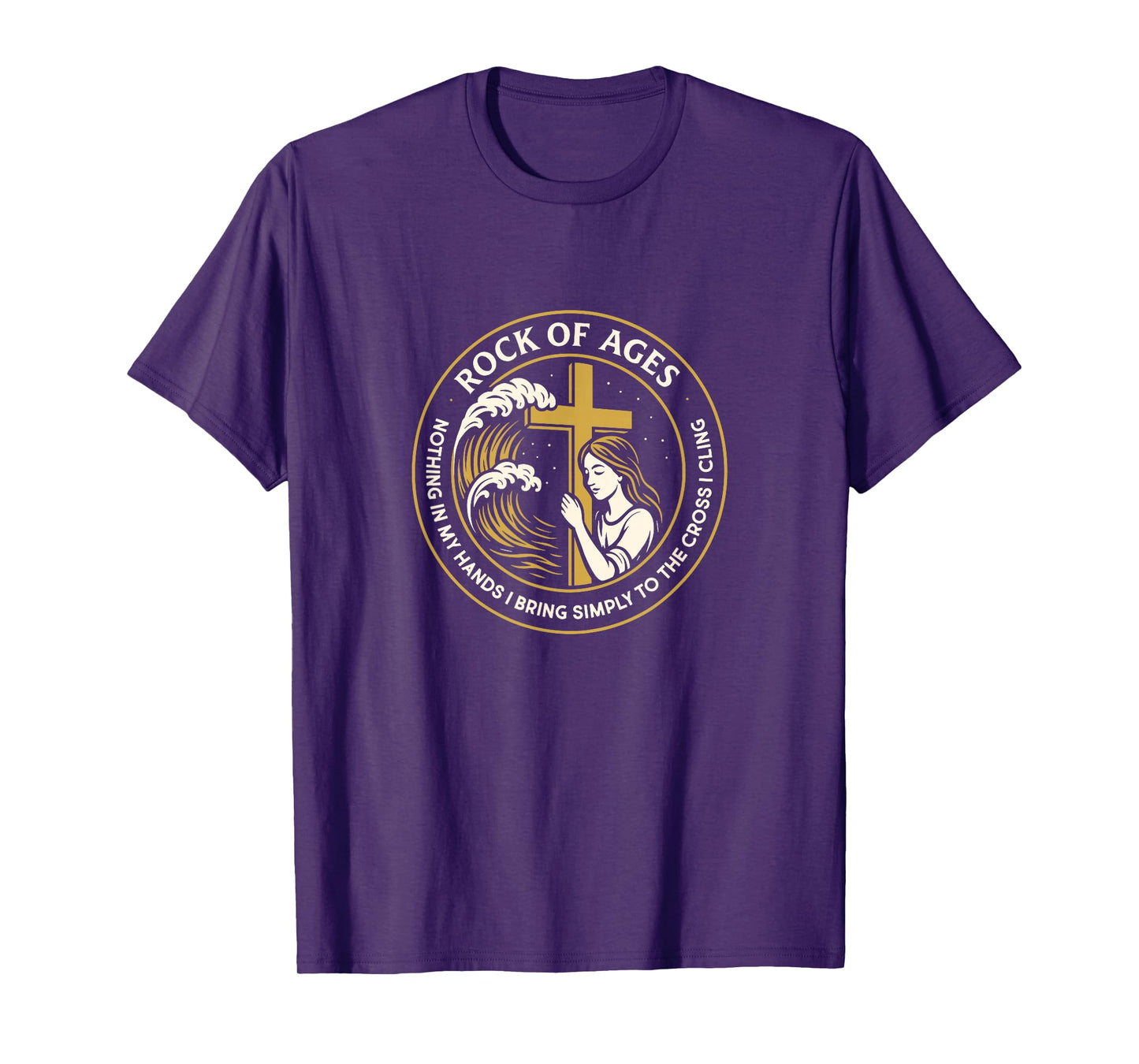 Rock of Ages - Christian Hymn, Reformed Theology, Faith T-Shirt