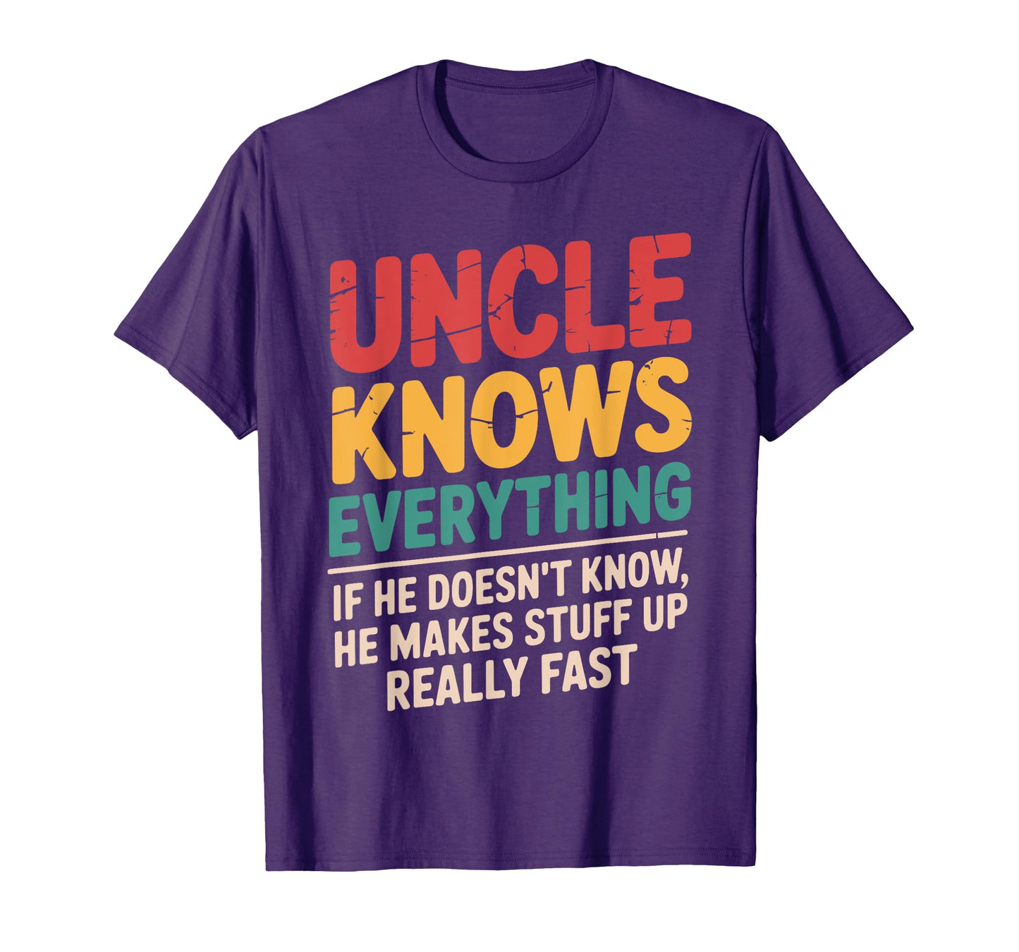 Cool Uncle Design For Uncle Men From Nephew Niece New Uncle T-Shirt