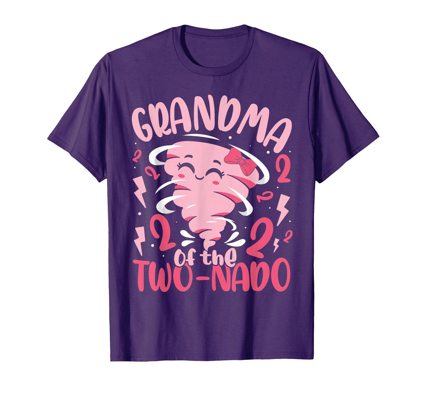 Grandma of the Two-nado Tornado Theme 2nd Birthday Party T-Shirt