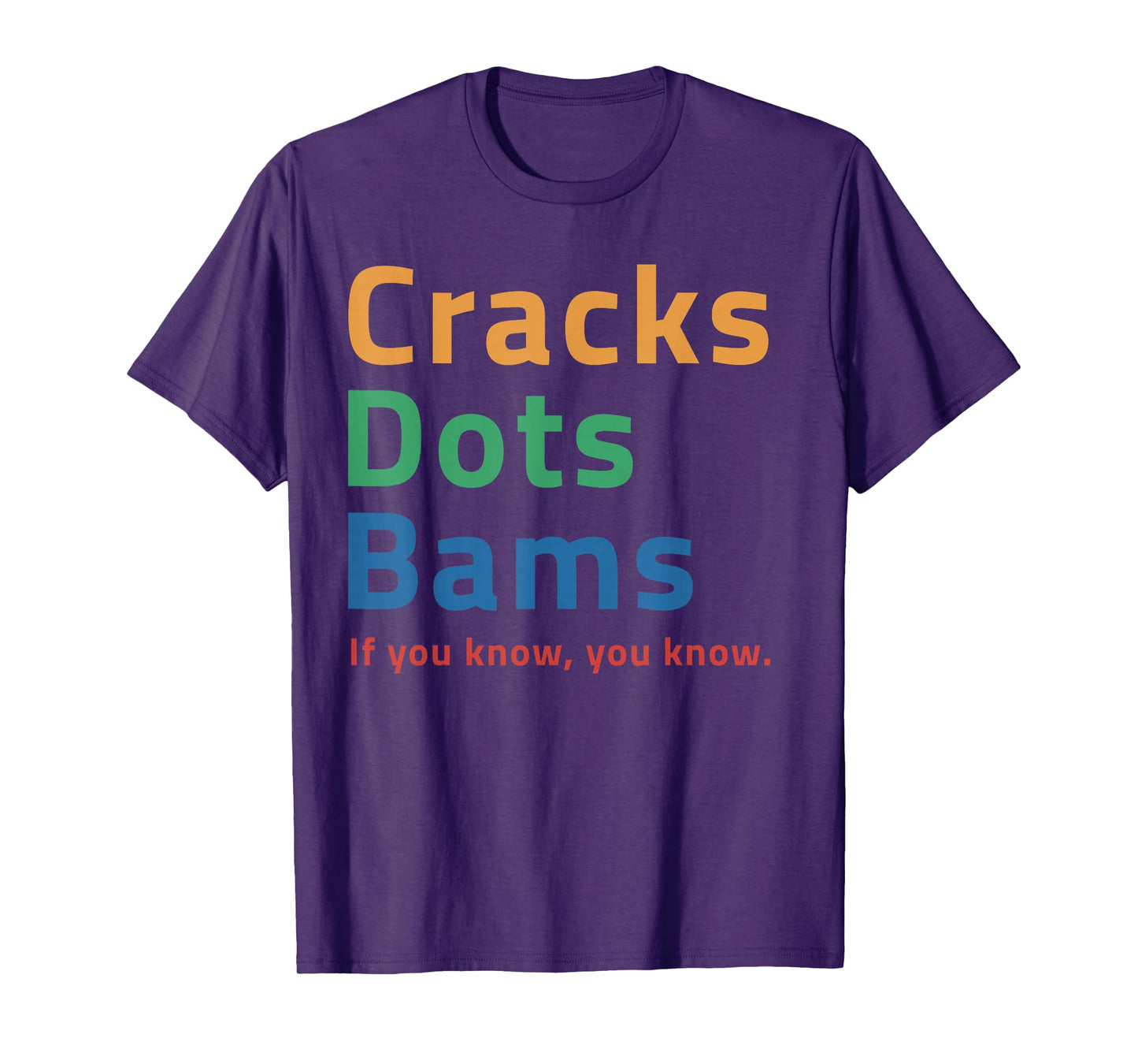 Cracks Dots Bams If You Know Mahjong T-Shirt