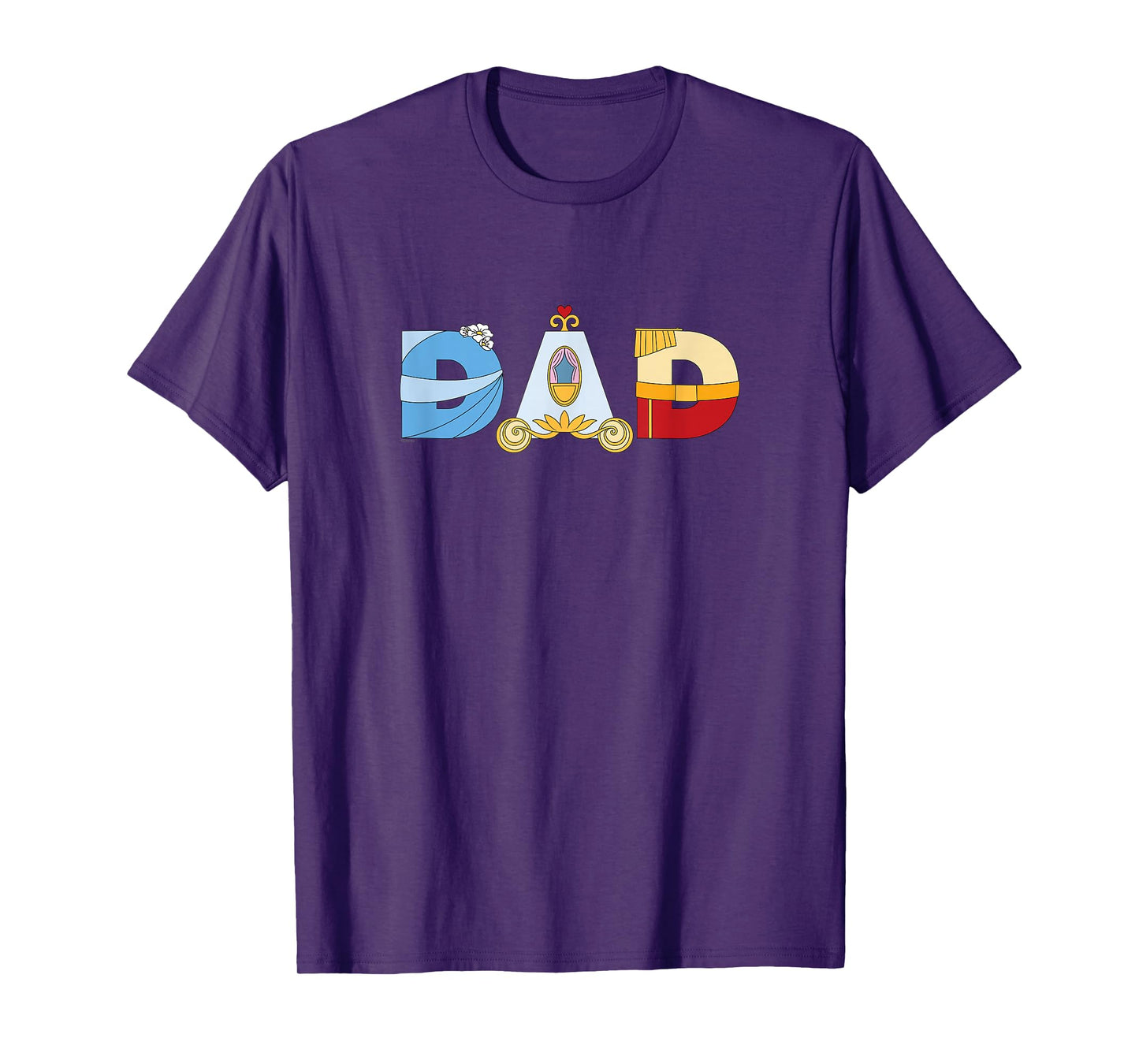 Disney Cinderella Letters Father’s Day Birthday Best Dad T-Shirt