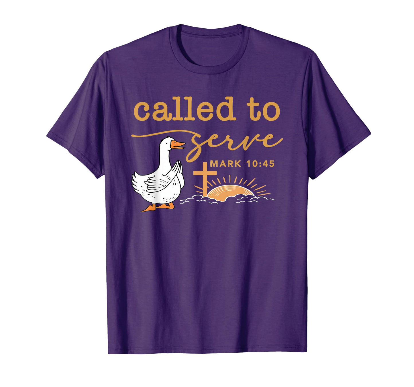 Called to Serve Goose Christian Cross Tee T-Shirt